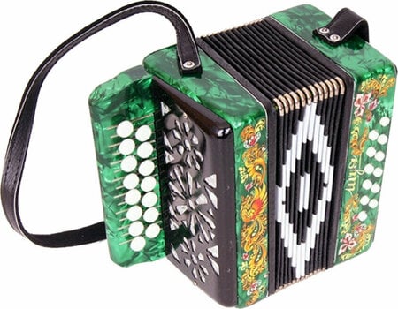 Παραδοσιακό Ακορντεόν Harmonica Shuya S20XL-C Πράσινο Παραδοσιακό Ακορντεόν - 2