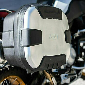 Sidofodral, sadelväskor för motorcykel Givi Trekker II 35 Silver (2-pack) Monokey 35 L - 4
