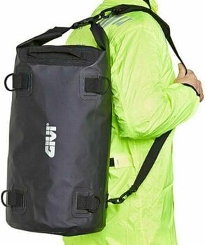Motorcycle Top Case / Bag Givi EA114BK Waterproof Cylinder Seat Bag 30L Black - 3