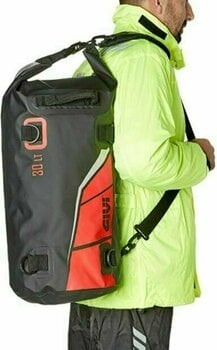 Motorcycle Top Case / Bag Givi EA114BR Waterproof Cylinder Seat Bag 30L Black/Red - 2