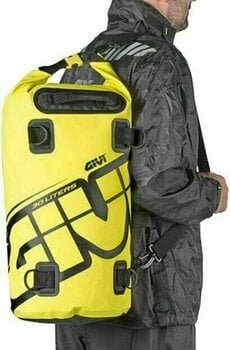 Motorcycle Top Case / Bag Givi EA114FL Waterproof Cylinder Seat Bag 30L Neon Yellow - 2