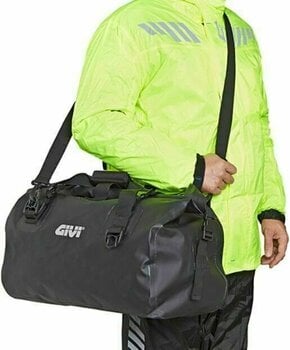 Motorcycle Top Case / Bag Givi EA115BK Waterproof Cylinder Seat Bag 40L Black - 2