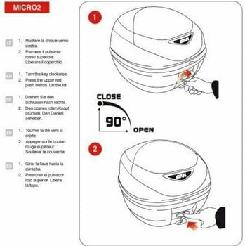 Moto torba / Moto kovček Givi E300NT2 Tech Monolock - 2