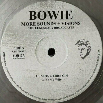 Vinyylilevy David Bowie - More Sounds + Visions (The Legendary Broadcasts) (Silver Coloured) (2 LP) - 3