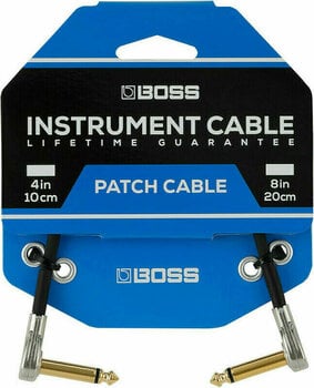 Câble de patch Boss BPC-4 Noir 10 cm Angle - Angle - 2