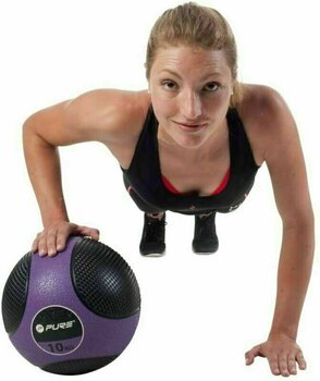 Bola de pared Pure 2 Improve Medicine Ball Purple 10 kg Bola de pared - 2