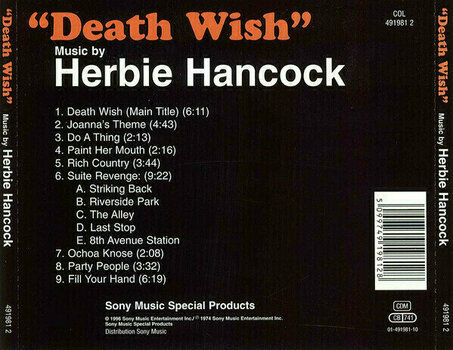 Musik-CD Herbie Hancock - Death Wish OST (CD) - 4