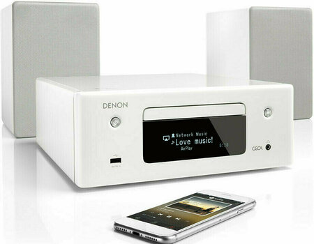 Hi-Fi Kombinirani predvajalnik Denon RCD-N10 White - 2