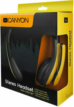 PC-kuulokkeet Canyon CNS-CHSC1BY Keltainen PC-kuulokkeet - 5