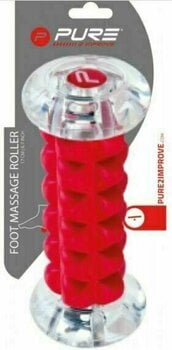 Rouleaux de massage Pure 2 Improve Crystal Footroller 17cm Rouge Rouleaux de massage - 3