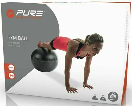 Bola de aeróbica Pure 2 Improve Exercise Ball Preto 65 cm - 5