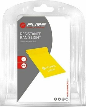 Bandă de rezistență Pure 2 Improve XL Resistance Band Light Ușoară Galben Bandă de rezistență - 3