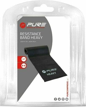 Fitnessband Pure 2 Improve XL Resistance Band Heavy Heavy Schwarz Fitnessband - 3