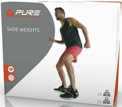 Peso de pulso Pure 2 Improve Shoe Weights Preto 0,68 kg Peso de pulso - 3