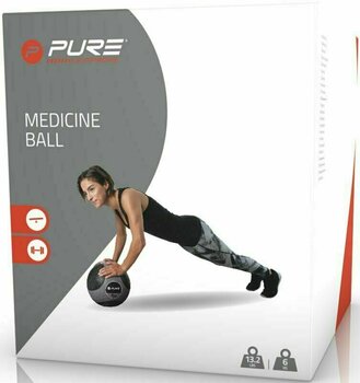 Стенна топка Pure 2 Improve Medicine Ball Cив 6 kg Стенна топка - 2