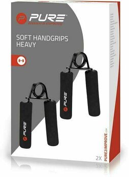 Sports and Athletic Equipment Pure 2 Improve Handgrip Trainer Hard Black - 2