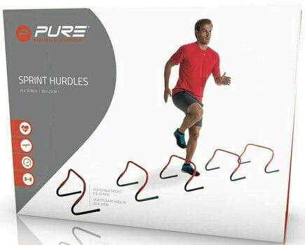 Sports and Athletic Equipment Pure 2 Improve Sprint Hurdles Black-Red - 5