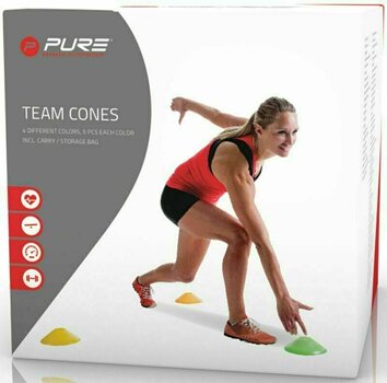 Sports and Athletic Equipment Pure 2 Improve Team Cones 4 Multi - 4