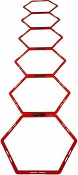 Équipement sportif et athlétique Pure 2 Improve Hexagon Agility Grid Rouge - 2