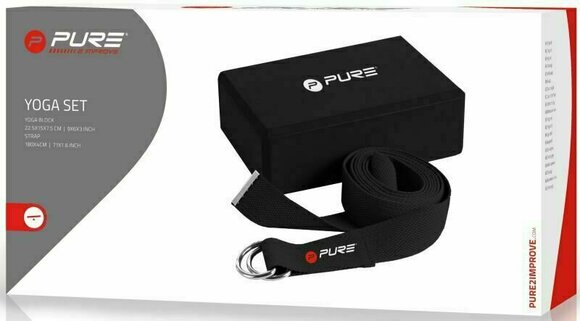 Blok Pure 2 Improve Yoga Set Czarny Blok - 2