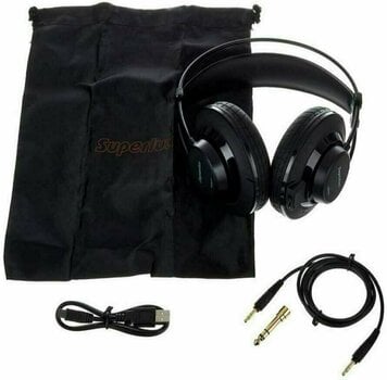 Vezeték nélküli fejhallgatók On-ear Superlux HDB671 Black - 5