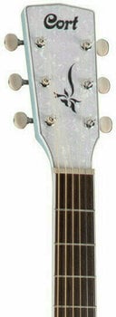 Jumbo elektro-akoestische gitaar Cort Jade Classic Sky Blue - 3