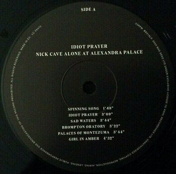 LP deska Nick Cave - Idiot Prayer (Nick Cave Alone At Alexandra Palace) (2 LP) - 4