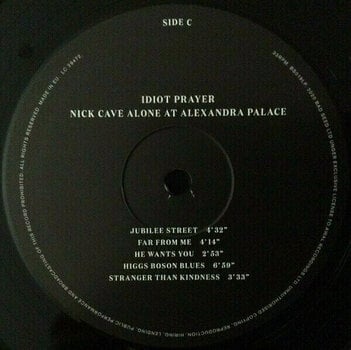 Vinyylilevy Nick Cave - Idiot Prayer (Nick Cave Alone At Alexandra Palace) (2 LP) - 2