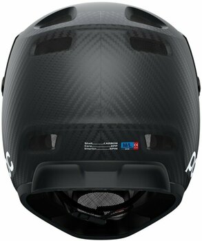 Bike Helmet POC Coron Air Carbon SPIN Carbon Black 51-54 Bike Helmet - 4