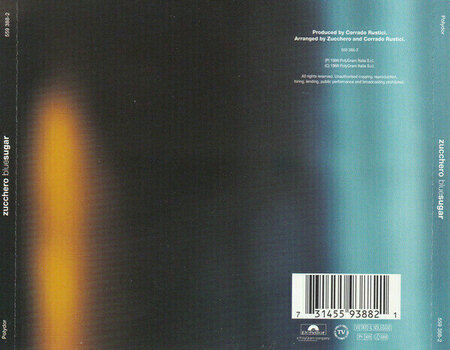 CD диск Zucchero Sugar Fornaciari - Blue Sugar - Italian Versi (CD) - 3