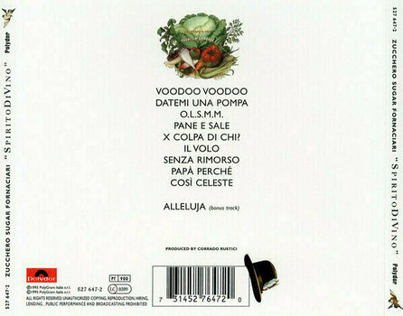 Music CD Zucchero Sugar Fornaciari - Spirito Di Vino (CD) - 2