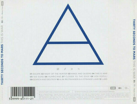 CD диск Thirty Seconds To Mars - This Is War (CD) - 3