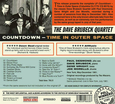 Glasbene CD Dave Brubeck Quartet - Time Out + Countdown - Time In Outer Space (CD) - 2