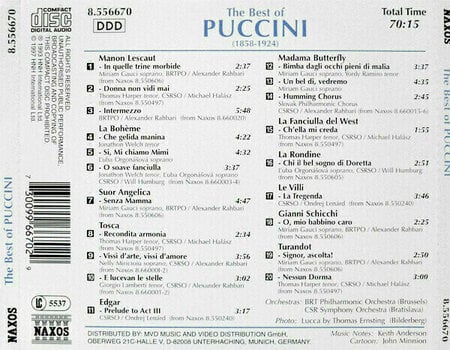Hudební CD Puccini - Best Of Puccini (CD) - 2