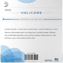 Struny do skrzypiec D'Addario H311 4/4M Helicore E Struny do skrzypiec - 1