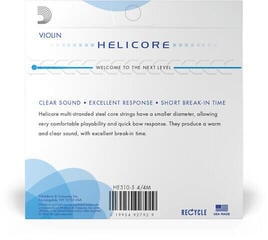 Struny do skrzypiec D'Addario HE310-5 4/4M Helicore 5s Struny do skrzypiec - 1