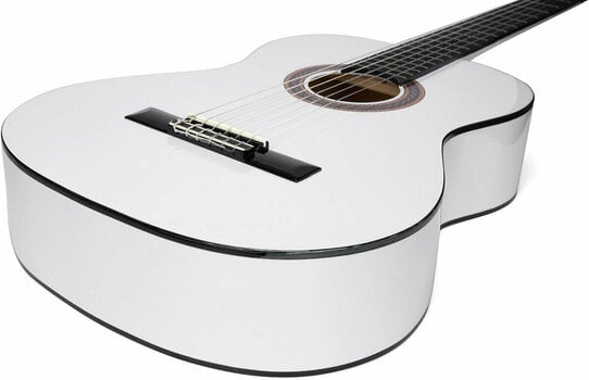 Guitarra clássica Valencia VC104 4/4 Branco - 11