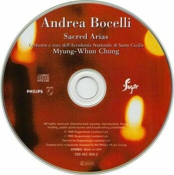 Muziek CD Andrea Bocelli - Sacred Arias (CD) - 3