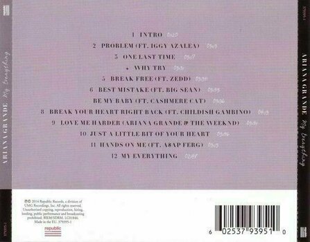 Zenei CD Ariana Grande - My Everything (CD) - 3