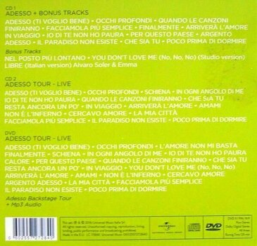 Music CD Emma - Adesso (Tour Edition) (3 Cd) (3 CD) - 2
