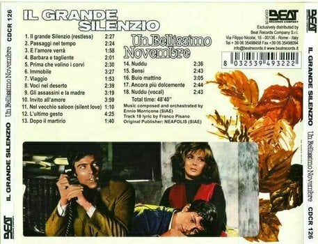 CD de música Ennio Morricone - Il Grande Silenzio / Un Bellissimo Novembre (CD) - 2