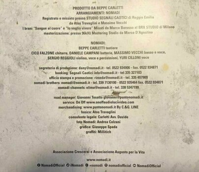 CD musicali Nomadi - Nomadi 55 Per Tutta La Vita (2 CD) - 3