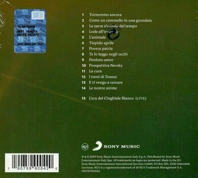 Music CD Franco Battiato - Torneremo Ancora (CD) - 2
