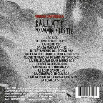 Zenei CD Vinicio Capossela - Ballate Per Uomini E Bestie (CD) - 2