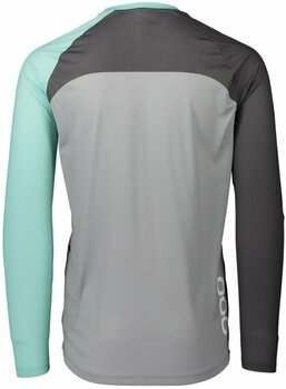 Jersey/T-Shirt POC MTB Pure LS Jersey Jersey Fluorite Green/Sylvanite Grey/Alloy Grey S - 3