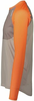 Camisola de ciclismo POC MTB Pure LS Jersey Jersey Zink Orange/Moonstone Grey/LT Sandstone Beige S - 2