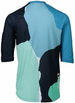 Jersey/T-Shirt POC MTB Pure 3/4 Jersey Color Splashes Multi Basalt Blue S - 3