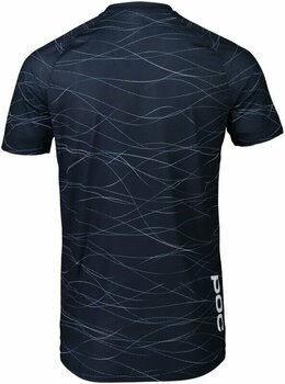 Maillot de cyclisme POC MTB Pure Tee T-shirt Lines Turmaline Navy S - 3