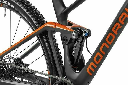 Full Suspension Bike Mondraker F-Podium Carbon Sram GX Eagle 1x12 Carbon/Orange/Grey L - 4