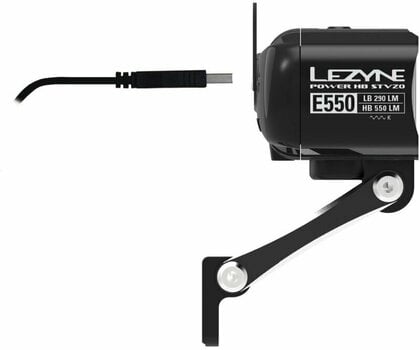 Fietslamp Lezyne Ebike Power HB StVZO E550 550 lm Black Fietslamp - 6